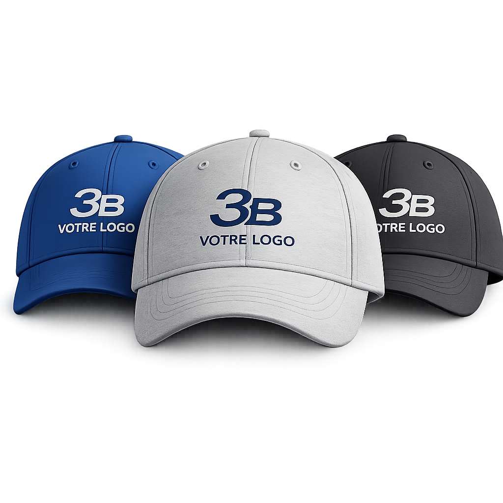 Casquettes personnalisées - impression 3B